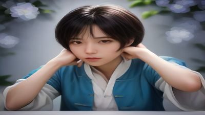家庭称谓讲解视频封面，主讲人在白板前绘制家庭关系图谱，清晰展示嫂子在图谱中的位置